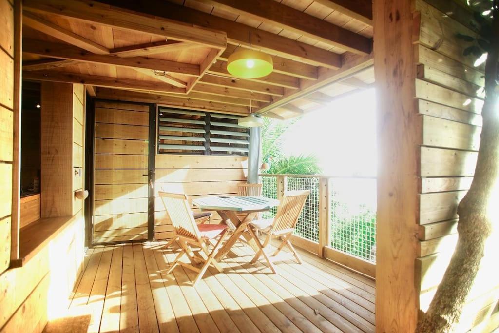 Bungalow Ecologique Avec Toilettes Seches Leu Kabanon Vue Mer แซ็งต์-เลอ ภายนอก รูปภาพ