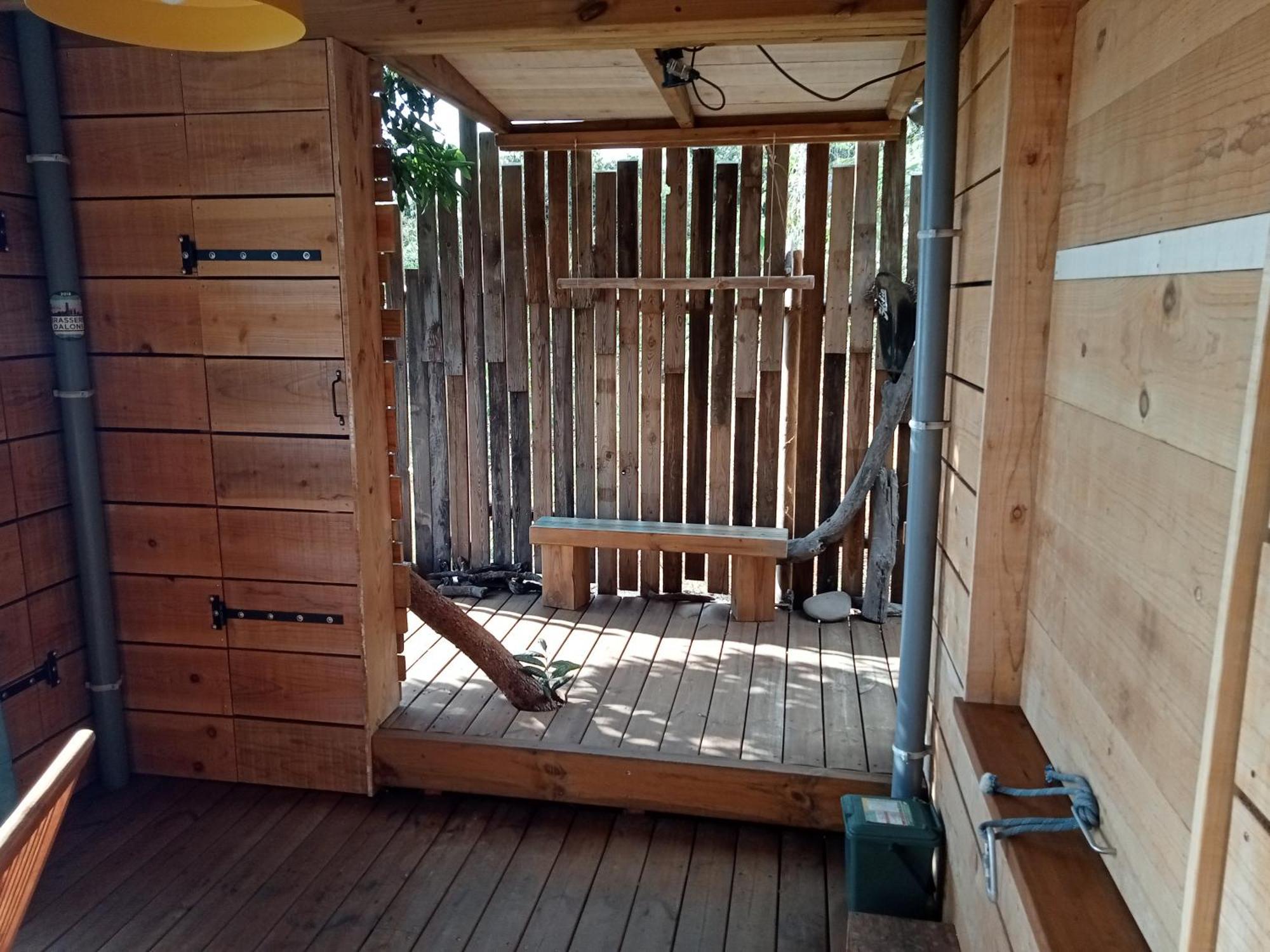 Bungalow Ecologique Avec Toilettes Seches Leu Kabanon Vue Mer แซ็งต์-เลอ ภายนอก รูปภาพ